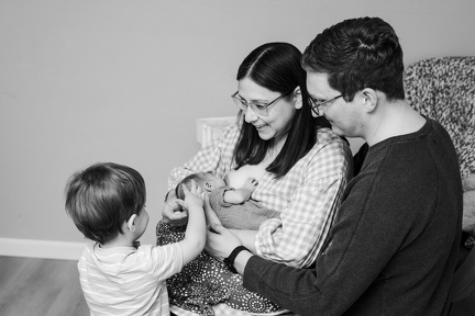 Evanstein Family Newborn BW-9