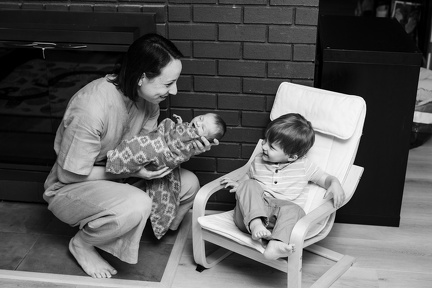 Evanstein Family Newborn BW-140