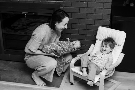 Evanstein Family Newborn BW-141