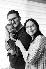 Evanstein Family Newborn BW-164