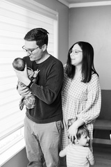 Evanstein Family Newborn BW-165