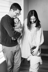 Evanstein Family Newborn BW-166
