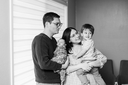 Evanstein Family Newborn BW-171
