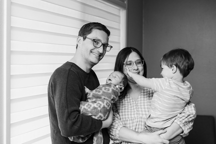 Evanstein Family Newborn BW-173