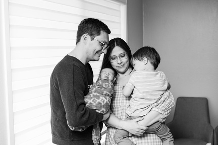 Evanstein Family Newborn BW-177