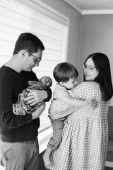 Evanstein Family Newborn BW-181