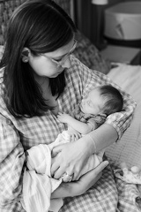 Evanstein Family Newborn BW-191