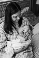 Evanstein Family Newborn BW-193
